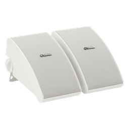 Altavoz de Montaje en Superficie de 2 vias | Woofer 5.25 in | Tweeter 1 in | Media Intemperie | 6 ohms | Par | Color Blanco