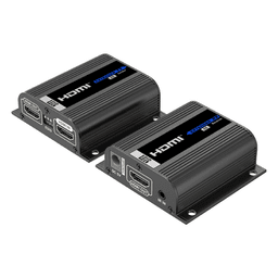 Kit Extensor HDMI / Transmisión 70 m (229.7 ft) a 1080p / 40 m (131.2 ft) a 4K@30Hz / PoC / Salida Loop / HDCP / Audio 7.1