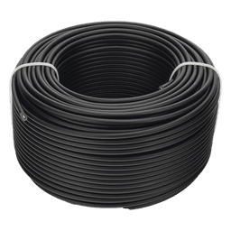 Cable Fotovoltaico / 6 mm² (10 AWG) / 2000V / Rango Térmico -40°C a 120°C / Resistencia UV y Ozono / Rollo 100 m (328.1 ft) / UL 4703 y TUV
