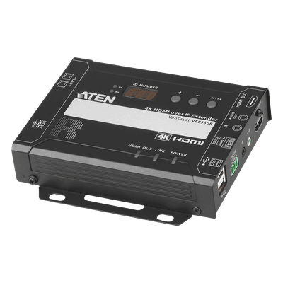 Receptor HDMI sobre IP / 4K @ 30Hz / 4:4:4 / EDID Expert / Control CLI Telnet/RS-232 / Punto a Punto o Multipunto