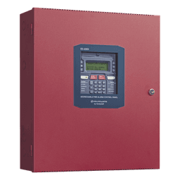 Panel de control de incendio direccionable con comunicador IP y POTS integrado, 318 puntos por lazo SLC, expandible a 954 puntos