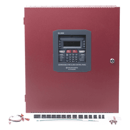 Panel de control de incendio direccionable con comunicador IP y POTS integrado, 318 puntos por lazo SLC, expandible a 954 puntos