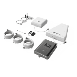 Kit Amplificador de Señal Celular 2G, 3G, 4G y 5G / Mejora llamadas convencionales y VoLTE / Amplifica señal de TELCEL, AT&T, MOVISTAR, BAIT,DiRi y más / Cubre hasta 300 m² con una antena y hasta 600 m² con 2 antenas.