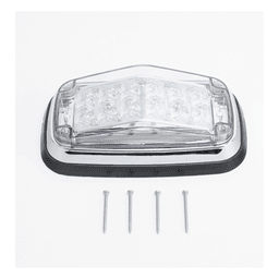 Luz de advertencia 8 X 4", Color Rojo / Claro, IP67, SAE, Ideal para Ambulancias