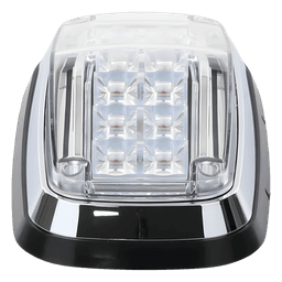 Luz de advertencia 8 X 4", Color Rojo / Claro, IP67, SAE, Ideal para Ambulancias