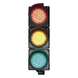 Semáforo LED / Tricolor Rojo-Verde-Amarillo / 100 mm / 110 VCA / IP65 / 100,000 h
