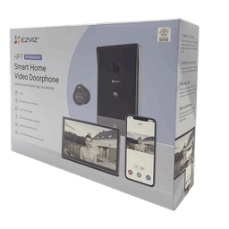 Videoportero IP Conexión a 2 Hilos / Con Monitor Wi-Fi para Interior / Frente de Calle  IP65 Uso En Exterior Debe Tener Protección / Cámara 3 Megapíxel / Llamada a la App / Apertura remota  / Apertura de 1 Puerta y un 1 Porton 