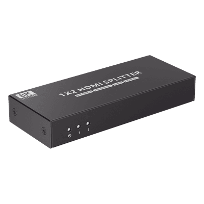 Splitter HDMI / 1x2 / HDMI 2.1 / 8K @ 60 Hz / 4K @ 120 Hz / 48 Gbps / HDR10+ / Dolby Vision / HDCP 2.3