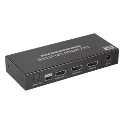 Splitter HDMI / 1x2 / HDMI 2.1 / 8K @ 60 Hz / 4K @ 120 Hz / 48 Gbps / HDR10+ / Dolby Vision / HDCP 2.3