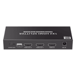 Splitter HDMI / 1x2 / HDMI 2.1 / 8K @ 60 Hz / 4K @ 120 Hz / 48 Gbps / HDR10+ / Dolby Vision / HDCP 2.3