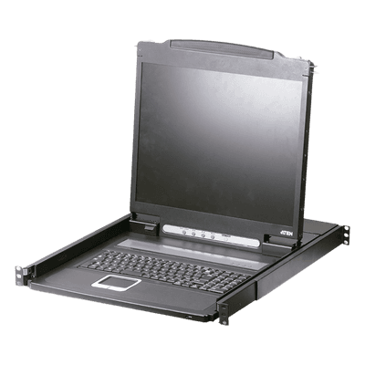 Consola LCD VGA PS/2 de 19 pulgadas con cable (US99KB/USKB/SPKB)/con (EE. UU./UE) ATEN.