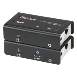 Extensor KVM USB / 1920 x 1200 @ 60 Hz / Hasta 100 m (328 ft) Cat 5e / Protección ESD 8kV/15kV / Ajuste Manual Deskew