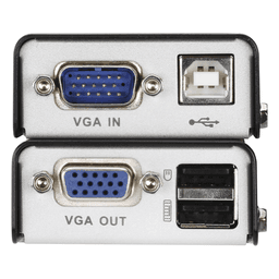 Extensor KVM USB / 1920 x 1200 @ 60 Hz / Hasta 100 m (328 ft) Cat 5e / Protección ESD 8kV/15kV / Ajuste Manual Deskew