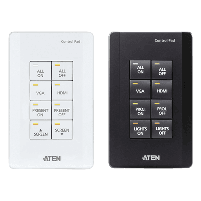 Sistema de control ATEN: panel de control de 8 botones
