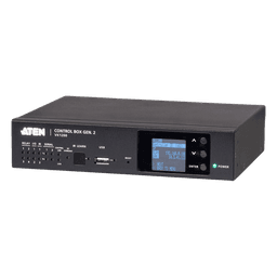 Sistema de control ATEN| Caja de control compacta Gen. 2 | CPU de cuatro núcleos | 2/1 GB de memoria | Monitor LCD | LAN doble y aislada