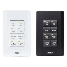 Sistema de control ATEN | Teclado de 8 botones (EE. UU., 1GANG) | BLANCO |