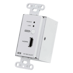 Transmisor HDMI / 4K 60Hz 4:2:0 / HDBaseT-Lite 40m / PoH / Placa de pared US / 131 pies
