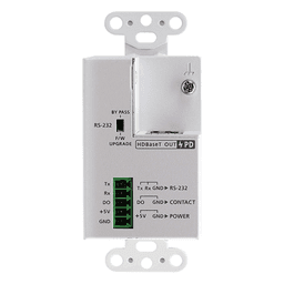 Transmisor HDMI / 4K 60Hz 4:2:0 / HDBaseT-Lite 40m / PoH / Placa de pared US / 131 pies