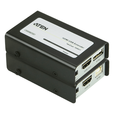 Extensor HDMI/USB / Sobre Cat 5e / 1080p a 40m (131 pies) / 1080i a 60m (197 pies) / HDCP / USB bidireccional