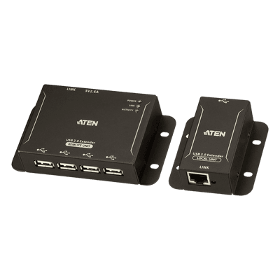 Extensor USB 2.0 / Cat 5 / Hub 4 puertos / 50 m (164 pies)