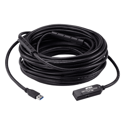 Cable extensor USB 3.2 Gen1 / 20 m (65.6 ft) / USB-A a USB-C / 5 Gbps / Plug-and-play