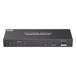 Conmutador HDMI / 4 Entradas 1 Salida / 8K@60Hz / 48 Gbps / HDMI 2.1 / Control IR y RS-232