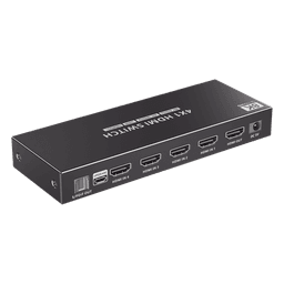 Conmutador HDMI / 4 Entradas 1 Salida / 8K@60Hz / 48 Gbps / HDMI 2.1 / Control IR y RS-232