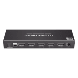 Conmutador HDMI / 4 Entradas 1 Salida / 8K@60Hz / 48 Gbps / HDMI 2.1 / Control IR y RS-232