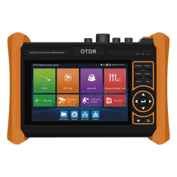 Tester Multifunción OTDR / Alcance 150 km (492.1 ft) / Pantalla Táctil 5.4" / Soporte 4K/8K / PoE Integrado / Wi-Fi 2.4 GHz / HDMI/VGA