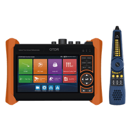 Tester Multifunción OTDR / Alcance 150 km (492.1 ft) / Pantalla Táctil 5.4" / Soporte 4K/8K / PoE Integrado / Wi-Fi 2.4 GHz / HDMI/VGA