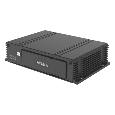 DVR Móvil 2 Megapixel (1080p) / 4 Canales TURBOHD / IA Integrada / 4G + WiFi + GPS / Dual SD 512 GB / Alarmas I/O