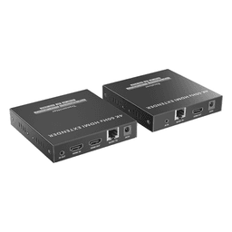 Kit Extensor HDMI para distancias de 120 metros | Soporta resolución 4K @60Hz | Cat 6, 6a y 7 | Salida Loop en el Tx para visualización local | Soporta control remoto del equi