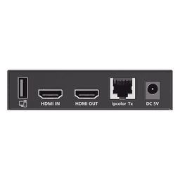 Kit Extensor KVM (HDMI y USB) hasta 120 metros | Transmite el Video y Controla tu DVR vía USB a distancia | Soporta resolución 4K @60Hz | Cat 6, 6a y 7 | Salida Loop en el Tx para visualización local  