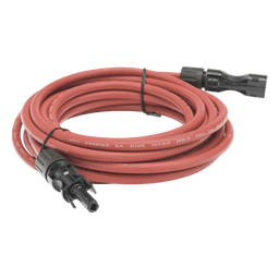 Cable Fotovoltaico / 2.5 m (8.2 ft) / 10 AWG / MC4-M Ambos Extremos / Rojo