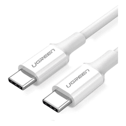 Cable USB-C a USB-C / Carga Rápida 60W PD3.0 / Transferencia 480 Mbps / 1 Metro (3.3 ft) / 10,000+ Ciclos de Flexión / Cubierta TPE