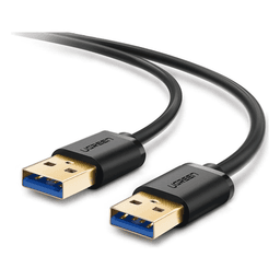 Cable USB-A 3.0 a  USB-A 3.0 / 3 Metros / Macho a Macho / Conector Niquelado / Núcleo de Cobre Estañado / Blindaje Múltiple / Velocidad 5Gbps / No Requiere Controlador / Compatible con USB 2.0 Y USB 1.1