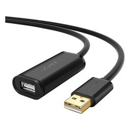 Cable de Extensión Activo USB 2.0 / 30 m (98.4 ft) / Macho-Hembra / Amplificador FE1.1S / 480 Mbps / Blindaje Triple