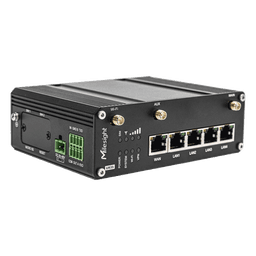 Router Celular Industrial / 4G LTE Dual SIM / WiFi / Ethernet / RS232 / RS485 / IP30 / -40°C a 70°C / 9V-48V DC