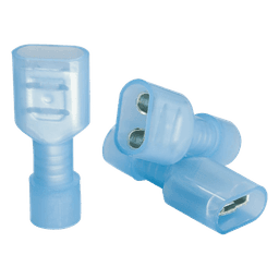 Terminal hembra aislada / 16-14 AWG / Paquete 25 piezas / Uso industrial