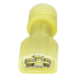 Terminal Hembra Aislada / Cables 12-10 AWG / Baterías Terminal F1 / Paquete 25 Piezas