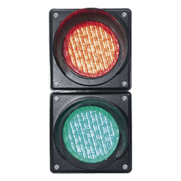 Semáforo LED / 100 mm / Bicolor Rojo-Verde / 31 LEDs / IP65 / 110 VCA / 5 W
