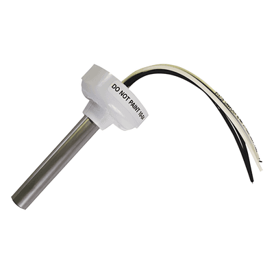 Detector térmico convencional tipo pigtail para intemperie, activación 135°F (57°C), sellado hermético, sin base