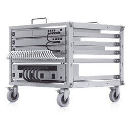 Rack Abierto 6U Compacto y Apilable sin Herramientas para Equipos UniFi, Ensamblaje Toolless, Ruedas con Seguro y Expansión a 12U con Kit de Apilado