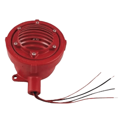 Bocina Vibratone a prueba de explosiones / 24 Vcd / 99 dBA a 10 pies (109 dBA a 1 m) / Roja / NEMA 4X / UL-CSA-cUL