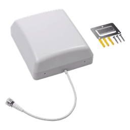 Antena Tipo Panel Multibanda 600-960 MHz/ 1425-4700 MHz. Para interior. Especial para amplificadores y dispositivos celulares Multi-tecnología.