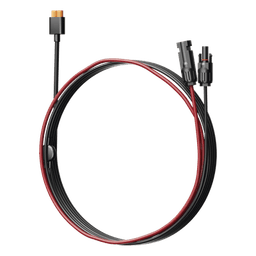 Cable Fotovoltaico / 2.5 m (8.2 ft) / 12 AWG / MC4 Macho-Hembra + XT60 / Negro