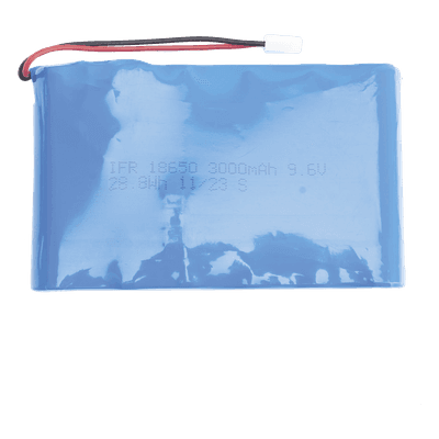 Batería de litio / 9.6V DC / 3000 mAh / Luz de emergencia