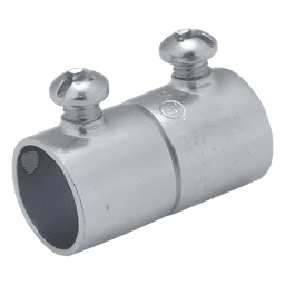 Cople para Pared Delgada / Conector de Tornillo / Acero / 3/4 in / 1.579 in Alto / 1.665 in Largo / 0.096 lb