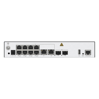 Controladora de Puntos de Acceso / 10 puertos Gigabit / 2 puertos 10GE SFP+ / Hotspot 2.0 / Roaming Capa 2 y 3 / Rendimiento 10 Gbps / 256 APs / 2048 Clientes