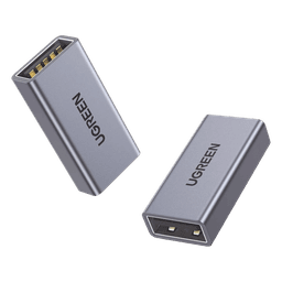 Adaptador USB-A Hembra a USB-A Hembra / USB 3.0 / Velocidades de Transferencia de Datos de Hasta 5 Gbps / Carcasa de Aluminio / Compacto y Portátil / Plug & Play / Compatible con Versiones Anteriores de USB